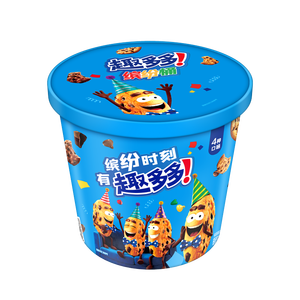 趣多多曲奇饼干缤纷桶375g 混合口味 儿童休闲零食