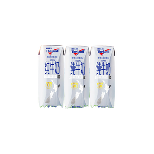 纽仕兰草饲4.0g蛋白高钙全脂纯牛奶100%生牛乳250ml*3盒 尝鲜装