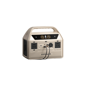 UDPOWER【3C认证】有电储能户外移动电源220V大容量便携自驾露营车载应急备用储能电池0.6度电 白色CC0600