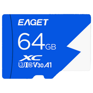 忆捷（EAGET）64GB TF（MicroSD）存储卡U3 C10 A1 V30 行车记录仪 安防监控摄像头专用高速内存卡 高度耐用卡