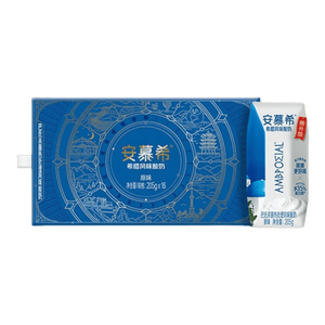 伊利安慕希希腊风味原味酸205g*16盒/箱 中秋礼盒装