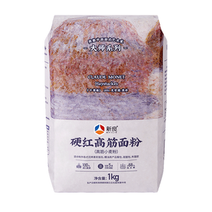 新良大师硬红高筋面粉2斤装 高筋面粉 面包粉 烘焙原料纸包装面粉