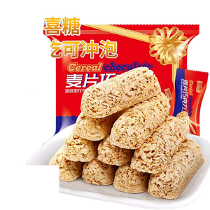 比比赞燕麦巧克力果仁威化酥棒巧克力零食喜糖果 比比赞燕麦酥200g