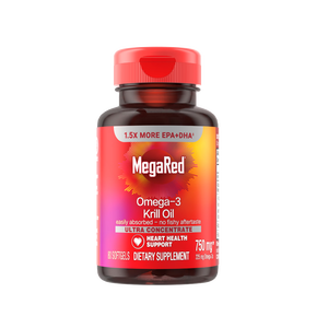 脉拓MegaRed【央妈推荐】南极磷虾油胶囊深海鱼油美国原装进口750mg80粒