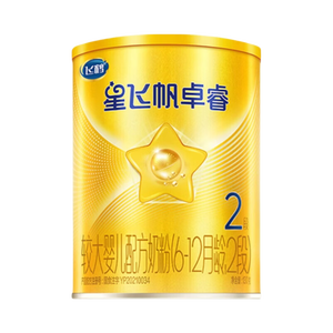 飞鹤星飞帆卓睿2段幼儿配方奶粉6-12月130g乳铁蛋白7种HMO益生菌礼盒