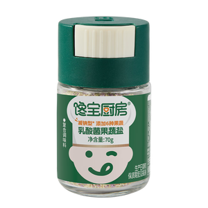 宝宝馋了|馋宝厨房果蔬盐70g宝宝盐儿童食用盐减钠0添加送婴儿1岁辅食谱