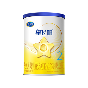 飞鹤星飞帆经典 婴儿配方奶粉2段(6-12月)130g专利OPO【京东试用装】