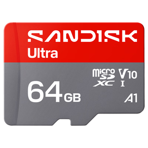 Sandisk闪迪64GB TF（MicroSD）内存卡 A1 U1 C10 至尊高速移动版存储卡 读速145MB/s 手机平板游戏机内存卡