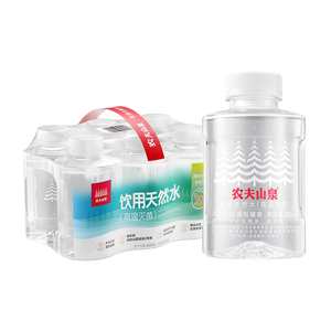 农夫山泉饮用天然水（适合婴幼儿）380ml*6瓶 膜包口袋水迷你水