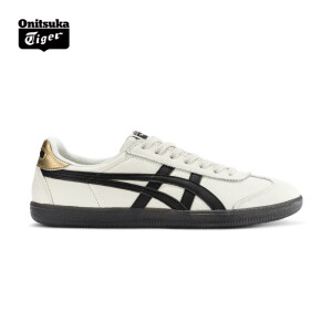 Onitsuka Tiger鬼塚虎男女款复古德训鞋轻便透气运动休闲板鞋TOKUTEN 1183B938 白色/黑色 37.5