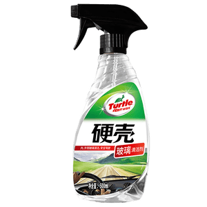 龟牌（Turtle Wax）硬壳玻璃清洁剂(G-4038)汽车玻璃油膜去除剂去油膜清洗剂500ml