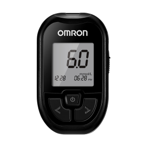 欧姆龙（OMRON）血糖仪家用GH83型指尖检测仪套装（含200条血糖试纸+200支针头）