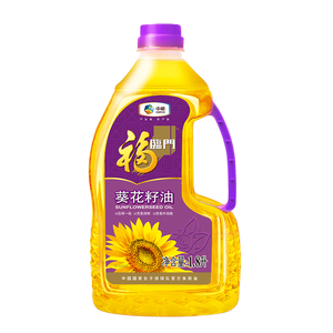 福临门压榨一级 葵花籽油1.8L 食用油 充氮保鲜 中粮出品