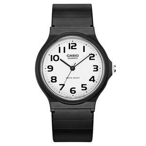 卡西欧（CASIO）小黑表男女表中性学生公务员考试中高考可用石英表MQ-24-7B2
