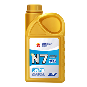 高德润达机油全合成机油 汽车保养汽机油润滑油 N7系列 SN级 5w-40  1L 