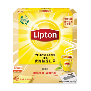 立顿（Lipton）茶包 红茶绿茶茉莉乌龙茶 办公室下午茶  茶叶奶茶原料 盒装200g100包茉莉花