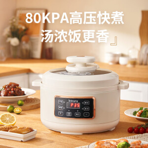 卡屋卡屋（kawu）电压力锅AX309029电饭煲6L家用大容量双胆高压锅 白色