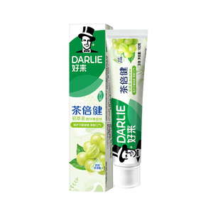 好来（DARLIE）原黑人茶倍健初萃茶青提味牙膏平衡口腔酸碱清新口气护龈160g