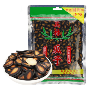 正林3A黑瓜子500g/袋五香味大颗粒西瓜子坚果炒货休闲零食