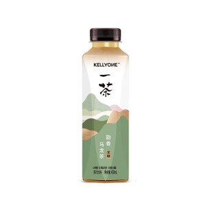 KELLYONE一茶乌龙茉莉普洱0糖0脂茶饮料 450ml*15瓶 一茶PET-韵香乌龙茶1箱450ml*15