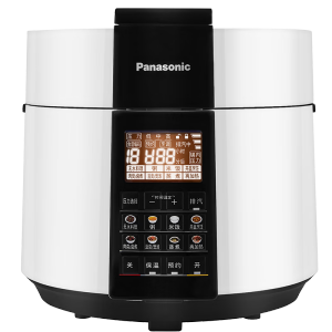 松下（Panasonic）5L智能电压力锅 电饭锅 1-8人 家用多功能压力煲无水料理大容量电饭煲 NF-PS509