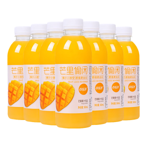 芒果汁 果味果汁饮料【包装随机发货】 360mL*2瓶【品尝】