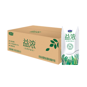 君乐宝（JUNLEBAO）益浓常温酸奶风味发酵乳 0添加蔗糖 200g*24家庭量贩整箱装