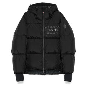 Moncler Grenoble男款防水羽绒服黑色鹅绒填充保暖设计 黑色 5