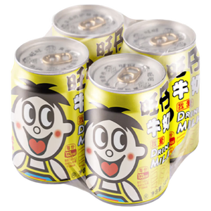 旺旺 旺仔牛奶145ml*4罐 （铁罐4合1）儿童营养早餐奶 果汁味