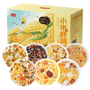 燕之坊小米粥早餐营养粥1.4斤谷杂粮粥米月子粥粥料八宝粥米100g*7袋