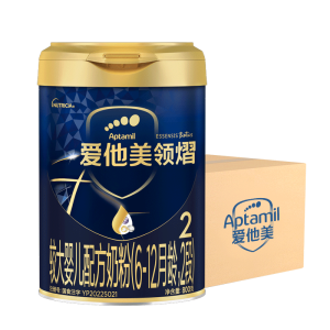 爱他美（Aptamil）领熠较大婴儿配方奶粉（6-12月龄   2段） 800g*6罐