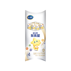 飞鹤星飞帆聚高星儿童成长奶粉4段(3-14岁)25g*4条A2乳铁蛋白京东试用