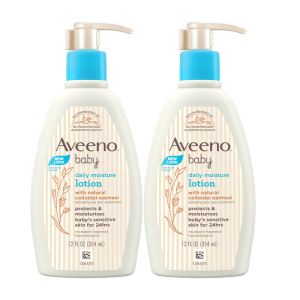 艾惟诺（Aveeno）儿童面霜每日倍护润肤身体乳深层滋润婴儿宝宝面霜354ml*2