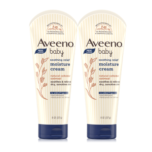 艾惟诺（Aveeno）儿童面霜舒缓燕麦婴儿润肤乳身体乳深层滋润宝宝面霜227g*2