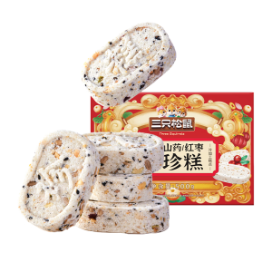 三只松鼠八珍糕500g 坚果红枣山药实糕饼干蛋糕点心早餐传统中式糕点