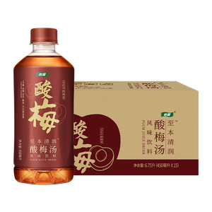 怡宝至本清润酸梅汤饮料450ml*15瓶/箱装