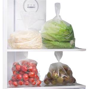 【热销100万】洁能抽取式保鲜袋抽取式点断/平口食品级保鲜膜套 中号20*30cm*50只