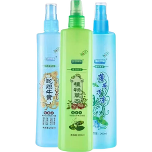 艾草薄荷花露水清凉止痒喷雾便携式走珠止汗露 随机味道 200ml*1瓶装