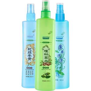 艾草花露水止痒便携式清香爽肤喷雾型花露水身体护理止汗露 随机味道 1瓶装