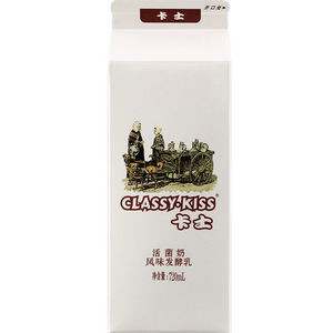 卡士（CLASSY.KISS）活菌酸奶 风味发酵乳 720mL*2盒 低温酸奶 原味酸奶