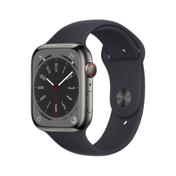 Apple Watch Series 8 ֱGPS + ѿ45ʯīɫֱҹɫ˶ͱ MNKV3CH/A