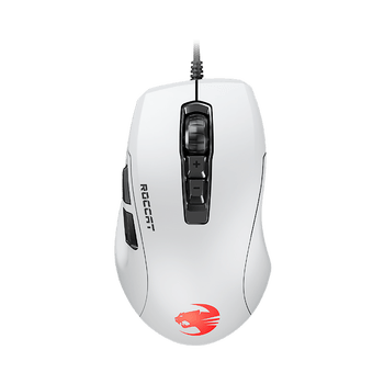 冰豹 德国ROCCAT魔幻豹kone轻量版鼠标（电竞游戏鼠标 人体工学鼠标 电脑吃鸡lol机械鼠标） KONE PURE夜枭ULTRA(轻量版)白色