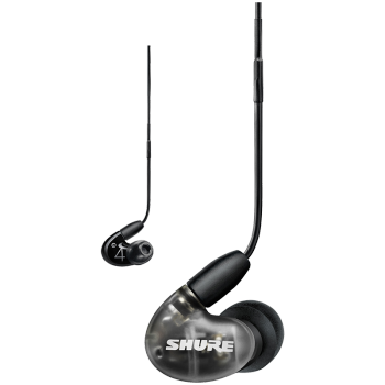 SHURE舒尔 Shure AONIC 4 入耳式圈铁隔音耳机 带线控可通话 专业HIFI音乐耳机 黑色