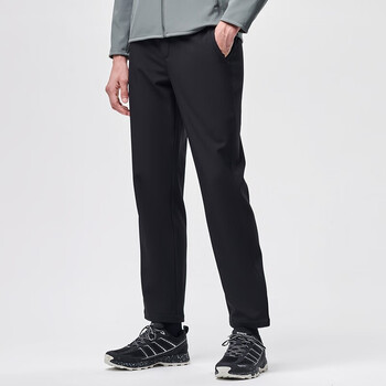 探路者(toread)冲锋裤男女防风加厚款户外裤保暖加绒软壳裤子 91937