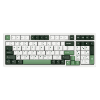 VGN S99 游戏动力 三模连接 客制化键盘 机械键盘 单键开槽 全键热插拔 gasket结构 S99 阿尼亚 斑斓绿