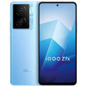 vivo iQOO Z7x 8GB+256GB 浅海蓝 80W闪充 6000mAh巨量电池 骁龙695 120Hz竞速屏 5G手机iqooz7x
