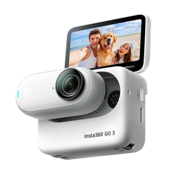 【旗舰重磅】影石Insta360 go3拇指防抖运动相机vlog视频AI剪辑5米防水触摸自拍大屏 官方标配 32GB