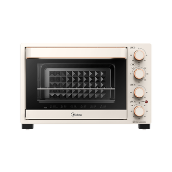 搪瓷家用上下独立控温发酵双层防烫门32升3d热风对流电烤箱t3-l324d三