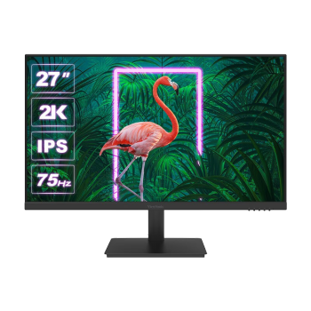 优派（ViewSonic） 27英寸2K高清显示器 三边微边 IPS技术 75Hz HDR 家用办公 【北上广3仓】VA2762-2K-HD 不闪屏滤蓝光