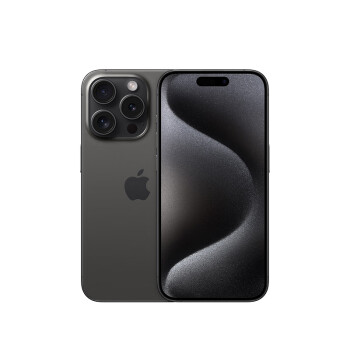 Apple iPhone 15 Pro (A3104) 1TB 黑色钛金属 支持移动联通电信5G 双卡双待手机
